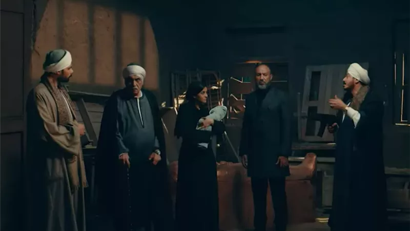 حكيم باشا الحلقة 6.. صدام عنيف بين حكيم وعمه نوح
