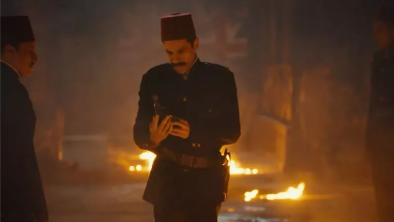 مسلسل النُص الحلقة 7.. أحمد أمين يفجر معسكر للإنجليز