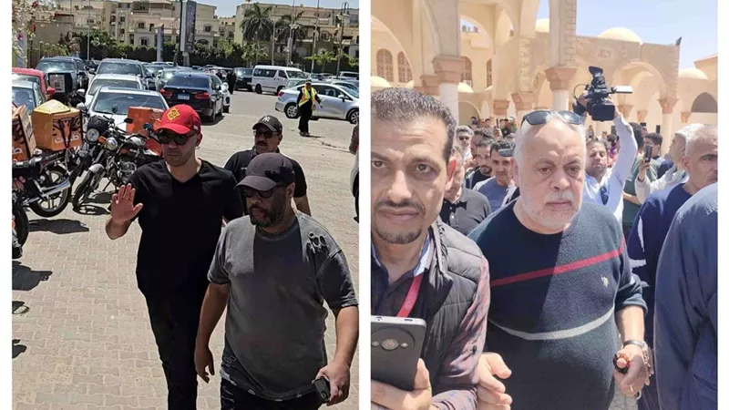 الحزن يسيطر على الكل.. نجوم الفن فى وداع الفنان سليمان عيد| صور