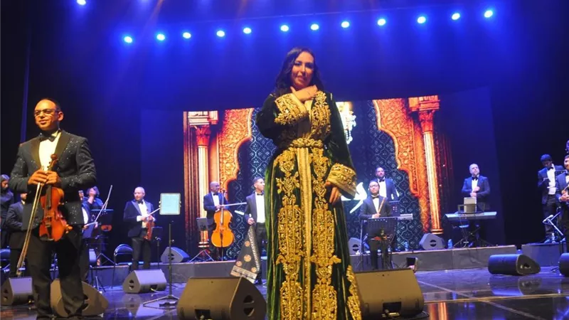 مروة ناجي تتألق في إحياء الذكرى الـ50 لرحيل أم كلثوم في الرباط|صور 