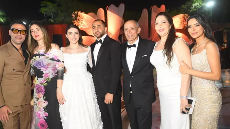 نجوم الفن فى زفاف ابنة المنتج عصام إمام 