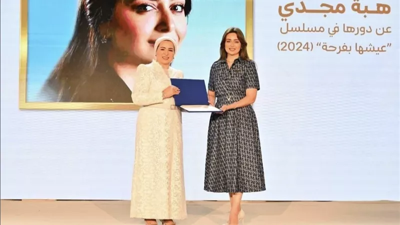 هبة مجدي توجه رسالة شكر إلي السيدة انتصار السيسي.. تعرف على السبب