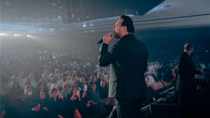 صور من حفل وائل جسار على المسرح الكويتي بمناسبة عيد الأضحى