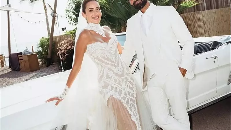 في اليونان.. أمينة خليل تحتفل بزفافها للمرة الثانية على المصور أحمد زعتر
