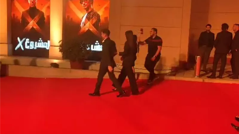 ليلى زاهر وهشام جمال في العرض الخاص لـ 
