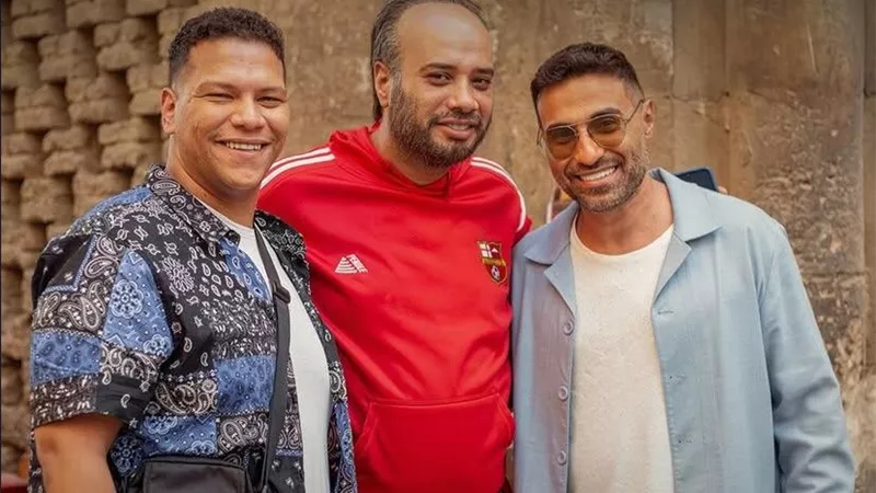 بطولة أحمد فهمي .. صور من كواليس تصوير مسلسل 