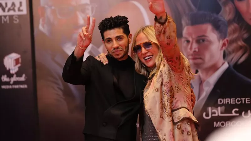 شاهد رقص شيرين رضا في العرض الخاص لفيلم في عز الضهر 