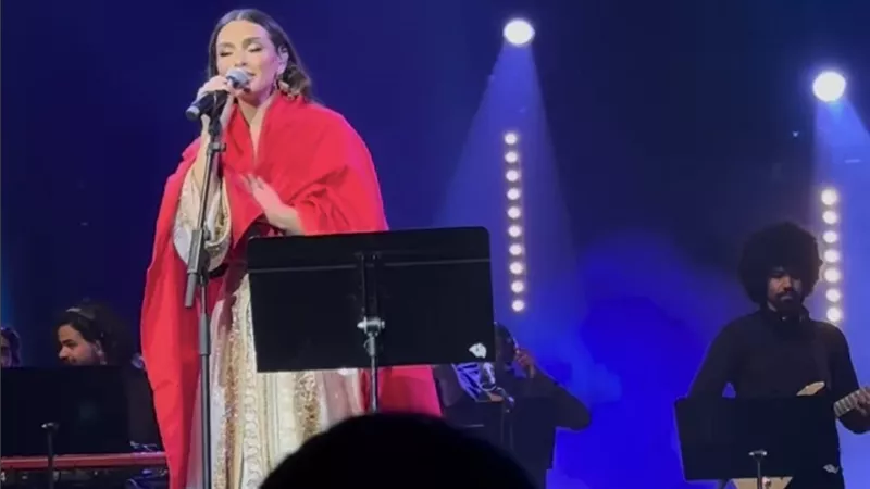 بالعلم المغربي .. كارمن سليمان تتألق في افتتاح مهرجان موازين