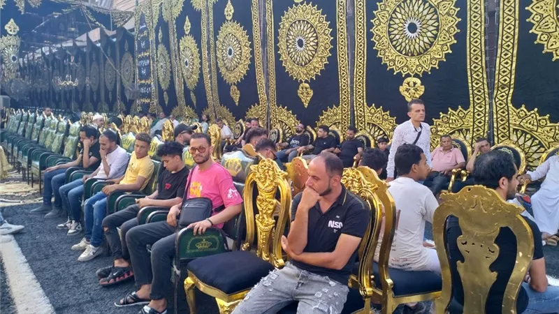 بدء عزاء المطرب الشعبي  أحمد عامر بمسقط رأسه بـ محافظة الغربية