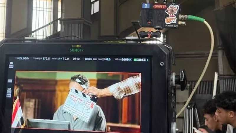بدأنا تصوير.. أحمد الفيشاوي يروج لفيلم 