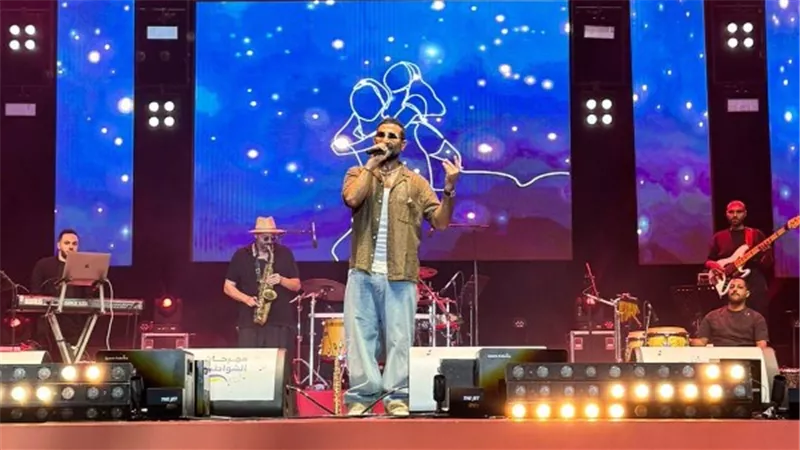 أحمد سعد يشعل مهرجان الشواطئ بالمغرب أمام 60 ألف متفرج