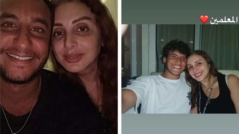 بعد عودتها لمصر .. أول ظهور لـ أنغام برفقة ابنائها