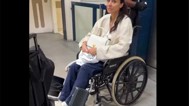 بعد أيام من زفافهما.. إميلي شاه زوجة مينا مسعود تتعرض لأزمة صحية