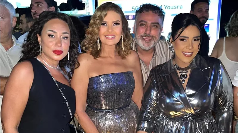 شيماء سيف تصل لمهرجان الجونة لحضور حفل 