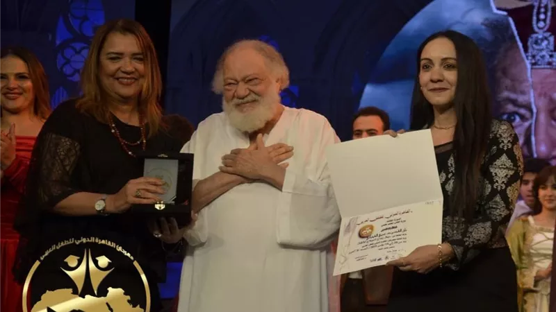 يحيى الفخراني بعد تكريمه في مهرجان الطفل العربي: 
