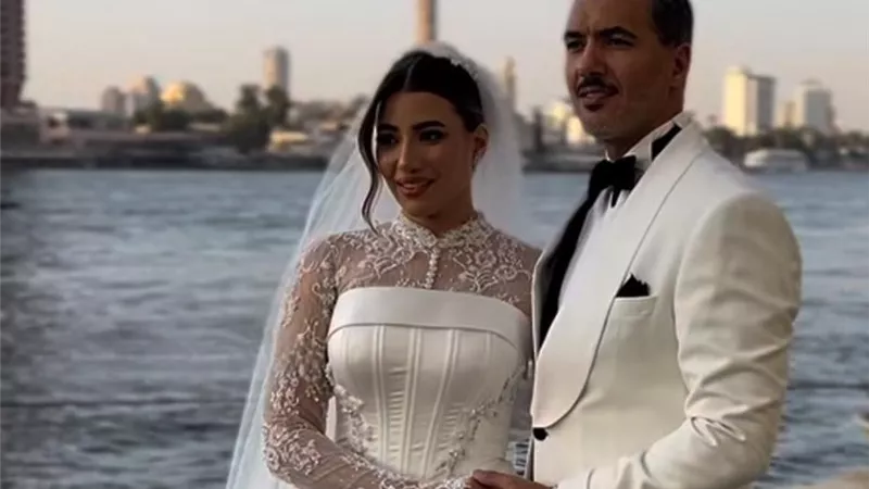 هايدي موسى تحتفل بزفافها على المذيع محمد غانم.. صور