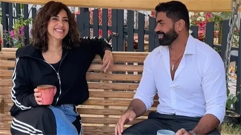 خالد سليم يشارك جمهوره كواليس مسلسله الجديد 