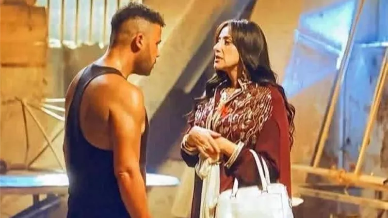محمد إمام يعبر عن سعادته بالتعاون مع حنان مطاوع في مسلسل الكينج