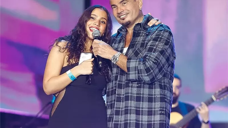 عمرو دياب يشيد بموهبة ابنته: 