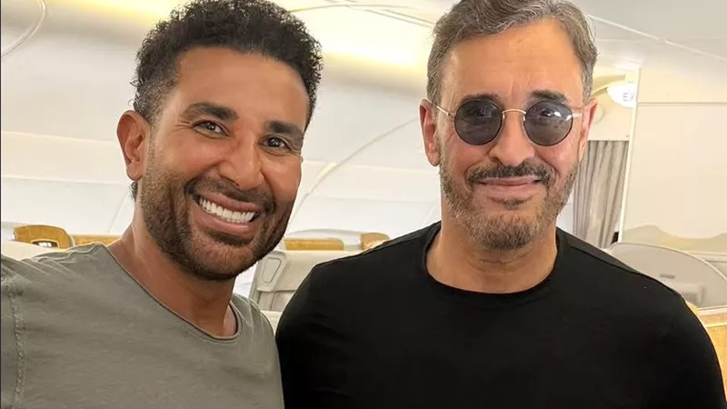 أحمد سعد يتغزل في كاظم الساهر بكلمات من أغانيه: 