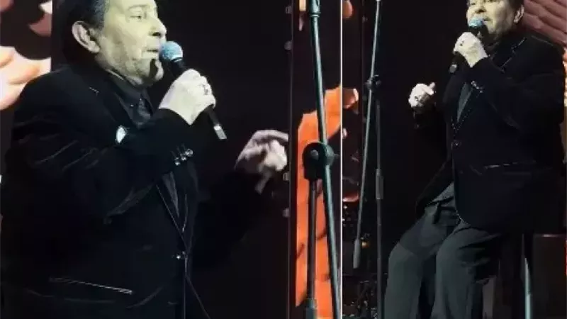 لأول مرة جالسًا على كرسي.. هاني شاكر يشعل حماس جمهوره في حلفه بأبوظبي