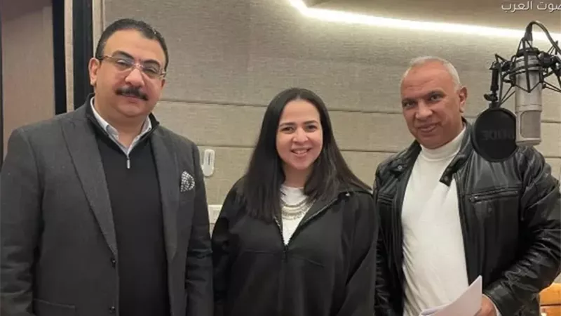 إيمي سمير غانم تبدأ تسجيل المسلسل الاذاعي 
