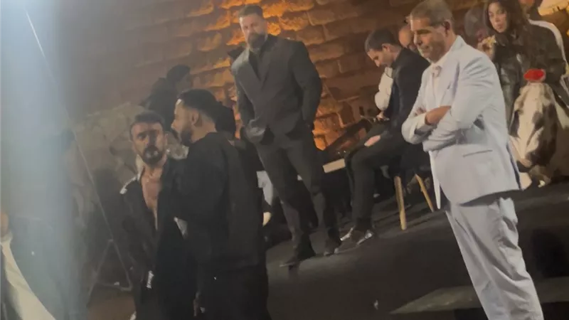 كاميرا كارافان ترصد كواليس تصوير الحلقة الأخيرة من مسلسل 