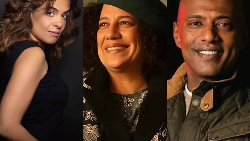 سماء إبراهيم وأمير صلاح الدين ويارا جبران أعضاء لجنة تحكيم أفلام الورش بمهرجان أسوان