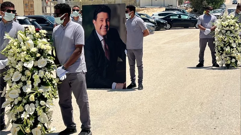 التحضيرات النهائية لاستقبال جثمان هاني شاكر بمسجد أبو شقة