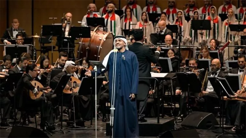 حسين الجسمي يفاجئ جمهور “حصّنتك يا وطن” بظهور استثنائي على مسرح أوبرا دبي 