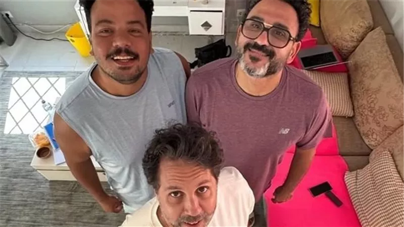 هشام ماجد وأكرم حسني يقتربان من انتهاء فيلم 