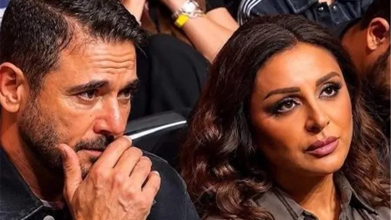 أرقى ex في الوسط الفني.. أحمد عز وأنغام قلبوا السوشيال ميديا وابنها كان مفاجأة