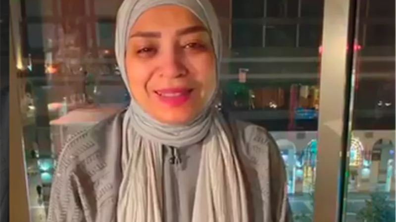 “من عند ربنا”.. لميس سلامة تكشف رسالة غريبة تلقتها في المسجد النبوي