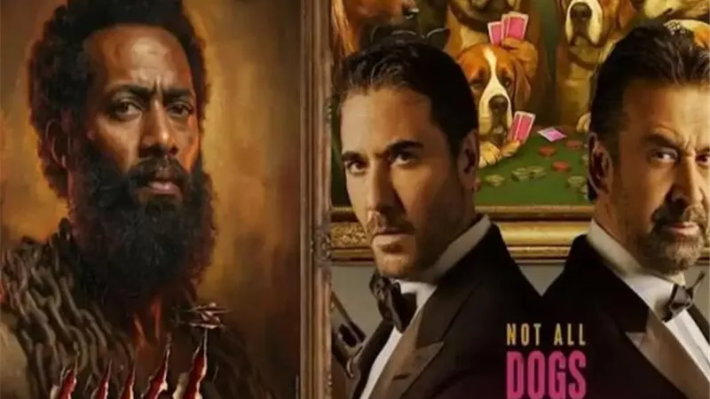 فيلم 7 dogs وأسد