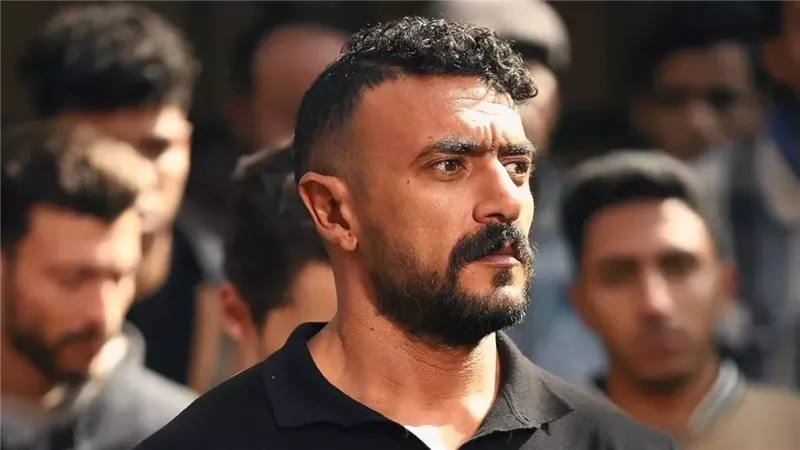 أحمد العوضي يدعم منتخب مصر في العرض الخالص لفيلمه الجديد شمشون ودليلة