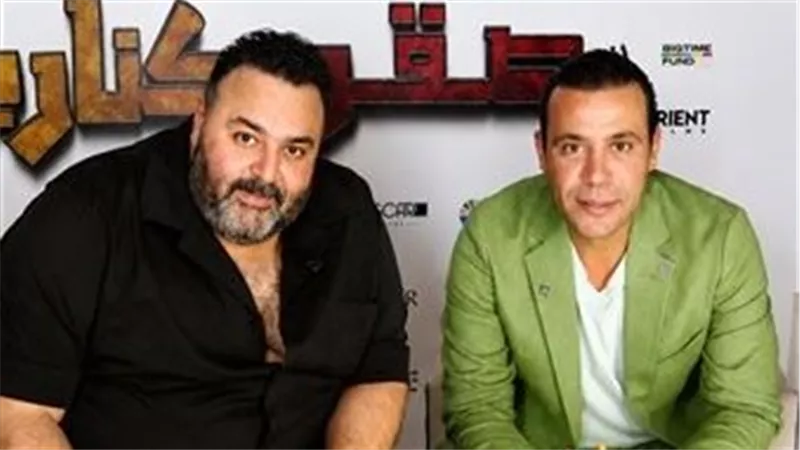 محمد إمام وشيكو يفتتحان العرض الخاص لفيلم صقر وكناريا في دبي