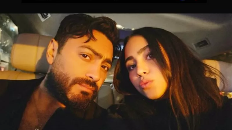 ابنة تامر حسني تحتفل بعيد ميلاده: 