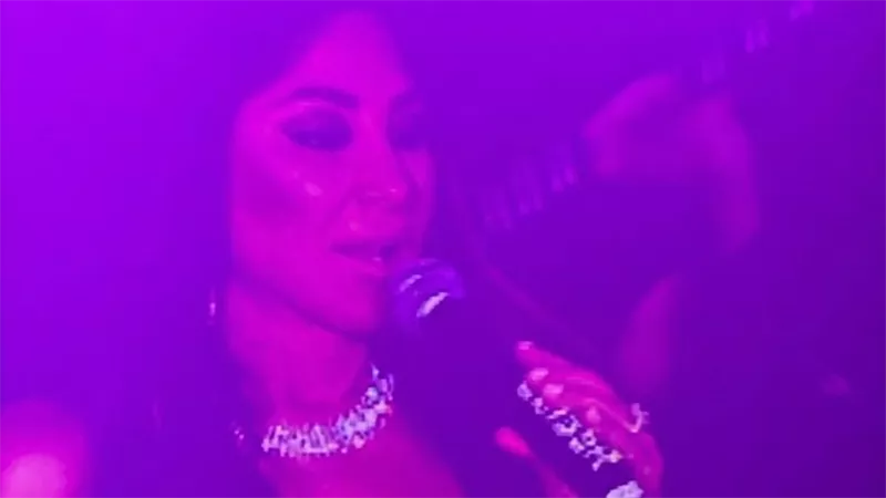 إليسا ترحب بجمهورها في حفل 
