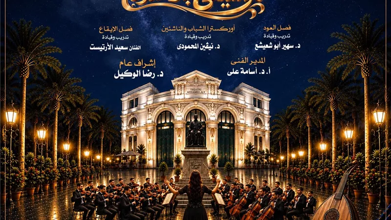موسيقى بلا حدود لمواهب الأوركسترا والعود والإيقاع بأوبرا الإسكندرية