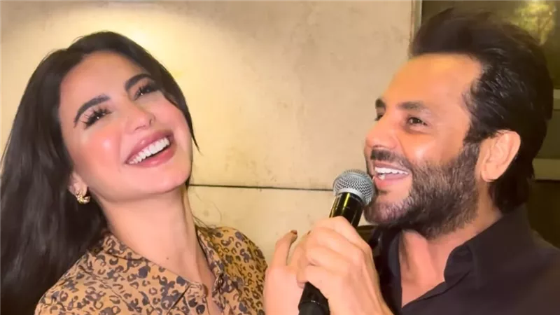 على طريقة “أنا والعسل”.. نيشان يرحب بـ نوران ماجد